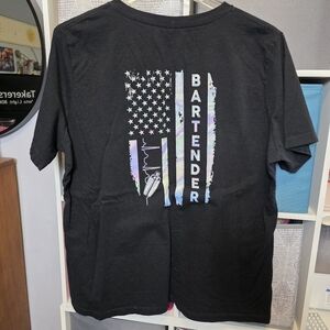 Bella Canvas Black Bartender Tee